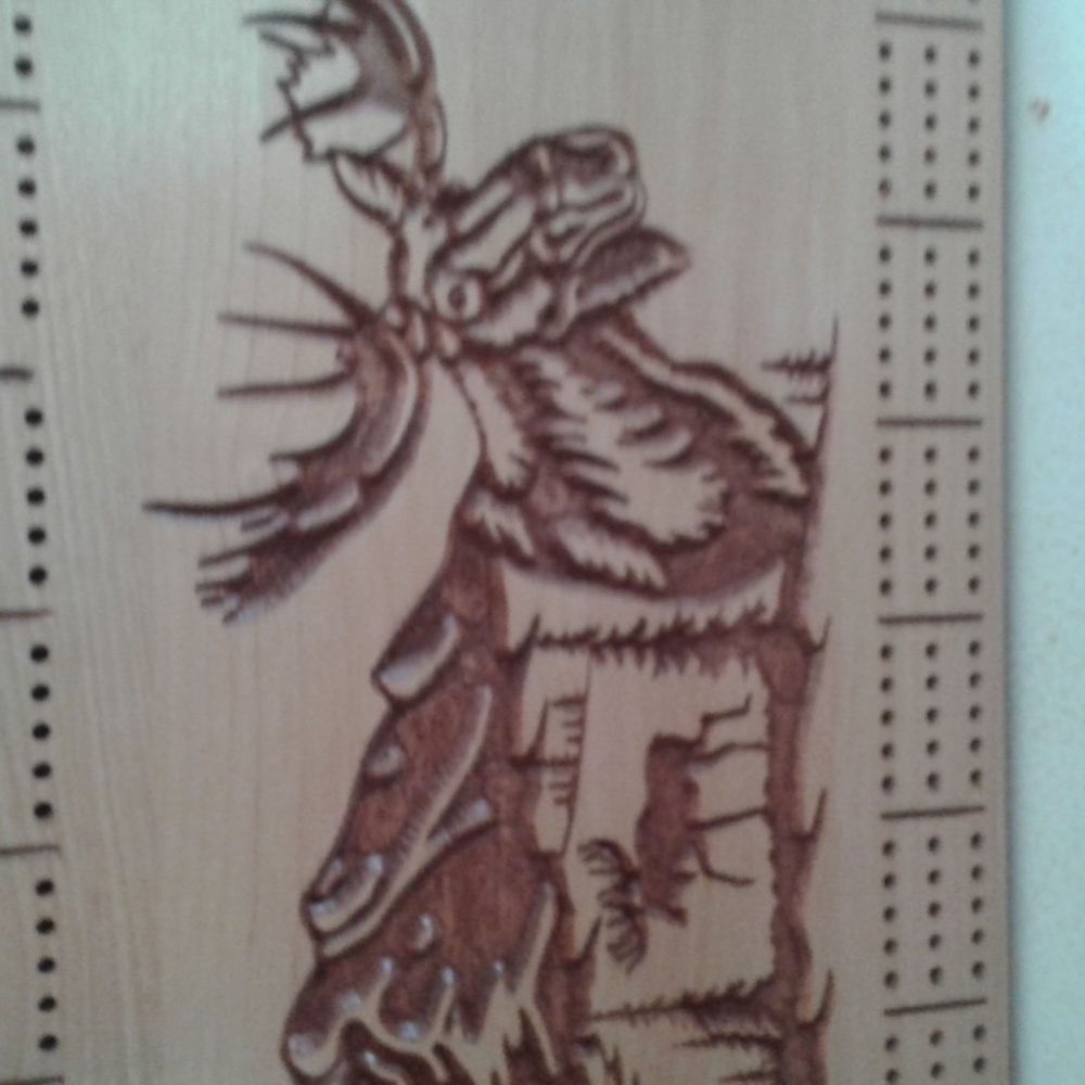 Handmade cribbage board - Picture 2 of 5